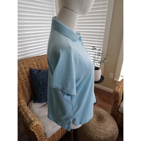 Izod Lacoste Polo Shirt Short Sleeve Women's Size M - Picture 3 of 9